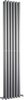 Hudson Reed Radiators Savy Double Radiator (Silver). 354x1800mm.