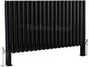 Hudson Reed Radiators Revive Floor Mounted Radiator (Black). 1180x600.