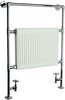 HR Traditional Duchess heated towel rail (chrome). 640x920mm. 2064 BTU