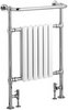 HR Traditional President Heated Towel Rail (chrome). 640x945mm. 3520 BTU