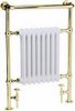 HR Traditional Marquis heated towel rail (gold). 640x945mm.