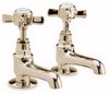 Ultra Beaumont Long Nose Basin faucets (Pair, Gold, Special Order)