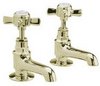 Ultra Beaumont Long Nose Bath faucets (Pair, Gold)