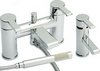 Hudson Reed Icon Basin & Bath Shower Mixer Faucet Set (Free Shower Kit).