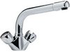 Solo Dualflow mono sink mixer faucet (Chrome)