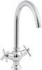 Kitchen Kane X Head Mono Sink Mixer Faucet (Chrome).