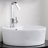 Hudson Reed Sphere Round Freestanding Ceramic Basin. 620mm Diameter.