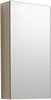 Hudson Reed Quintus Mirror Bathroom Cabinet (Oak).  380x730x130mm.