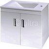 Ultra Liberty Wall Hung Vanity Unit, Reversible Basin (White). 550x450x330mm.