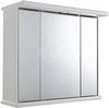 Ultra Cabinets Cryptic 3 Door Mirror Cabinet, Light & Shaver. 700x620x270mm.