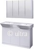 Ultra Lux Bathroom Furniture Set With Double Basin (White).