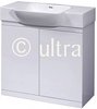 Ultra Lux Vanity Unit With Ceramic Basin (White). 800x695x500mm.