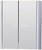 Ultra Lux Mirror Bathroom Cabinet, 2 Doors (White). 600x650x100mm.