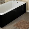 Hudson Reed Bath Panels 1500mm Side Bath Panel (Black, MDF).