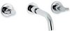 Ultra Horizon 3 Faucet hole wall mounted bath filler with small spout.