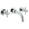 Ultra Scope 3 Faucet hole wall mounted bath filler with small spout.