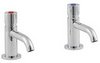 Solo Minimalist Non Concussive Faucets (Pair, Push Type)