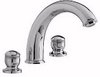 Ultra Contour Luxury 3 faucet hole bath mixer faucet.