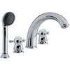 Monet Luxury 4 faucet hole bath shower mixer faucet.