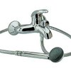 Loop Single Lever Wall Mounted Bath Shower Mixer including kit.