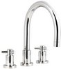 Ultra Aspect 3 Faucet hole bath filler with swivel spout.