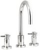 Ultra Aspect 3 Faucet hole basin mixer with swivel spout and pop up waste.