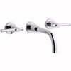 Ultra Maine Lever 3 faucet hole wall mounted bath mixer faucet