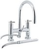 Ultra Aspect Bath shower mixer with swivel spout and shower kit.