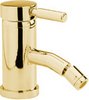 Ultra Helix Single lever mono bidet faucet + Free pop up waste (gold)