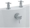 Hudson Reed Tec Crosshead Freeflow 3/4" Bath Filler + Pop Up Waste