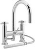 Hudson Reed Tec Cross head Bath Shower Mixer with Swivel Spout