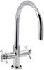 Hudson Reed Kitchen Kitchen Faucet With Large Spout & Cross Handles.