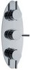 Ultra Quest Triple Concealed Thermostatic Shower Valve (Chrome).