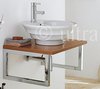 Ultra Vanity Sets Vanity Shelf With Round Basin 600mm (Calvados Brown).