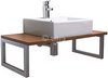 Ultra Vanity Sets Vanity Shelf With Square Basin 900mm (Calvados Brown).