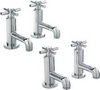 Hudson Reed Tec Basin & Bath Faucet Set (Chrome).