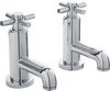 Hudson Reed Tec Bath Faucets With Cross Handles.