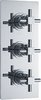 Ultra Titan Triple Concealed Thermostatic Shower Valve (Chrome).