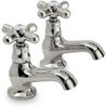 Ultra Nostalgic Basin Faucets (Pair, Chrome)