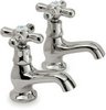 Ultra Nostalgic Bath Faucets (Pair, Chrome)