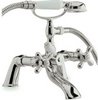 Ultra Nostalgic Bath Shower Mixer with Small Handset (Chrome)