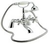 Ultra Nostalgic Bath Shower Mixer with Large Handset (Chrome)