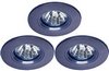 Lights 3 x Low voltage satin halogen downlighter with lamps & transformers.