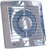 Vectaire Slim Line Axial Extractor Fan, Humidistat & Timer. 100mm (Chrome).